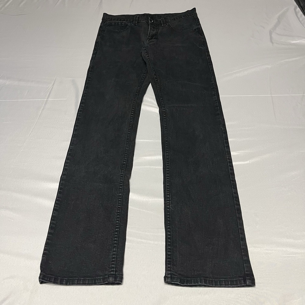 Cody James Mens Straight Leg Jeans Fits Size 32x34 Black Denim Cowboy Western